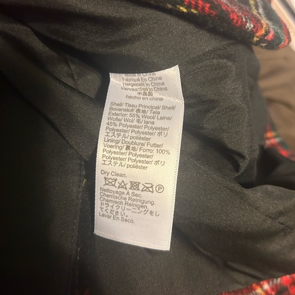 J crew Stewart tartan wool-blend plaid holiday schoolboy blazer size 8 j.crew - Picture 5 of 8